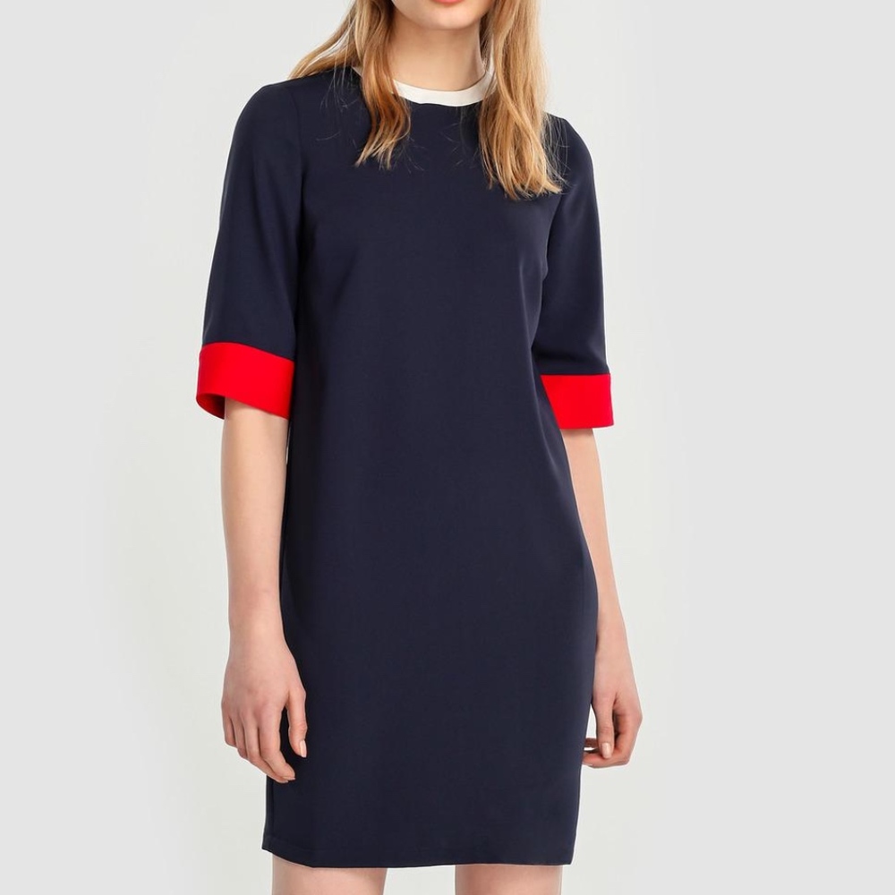 TOMMY HILFIGER  MARCY SHORT SLEEVE SHIFT DR